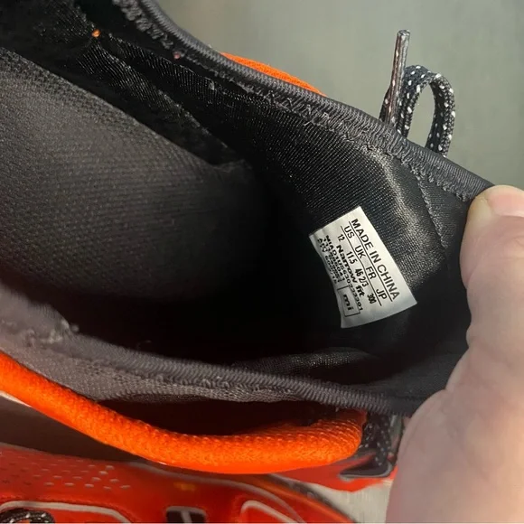 Adidas Damian Lillard Custom Orange Black Men's Basketball Shoe Size 12 - Picture 13 of 14